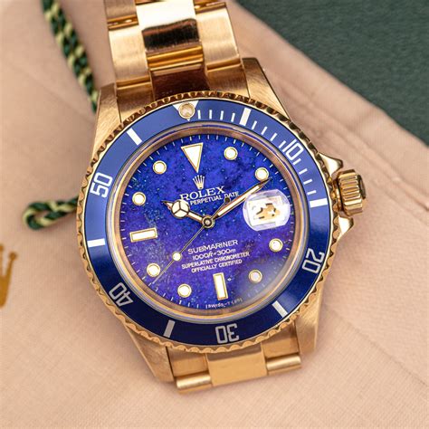 rolex submariner 16618 replica|rolex lapis lazuli.